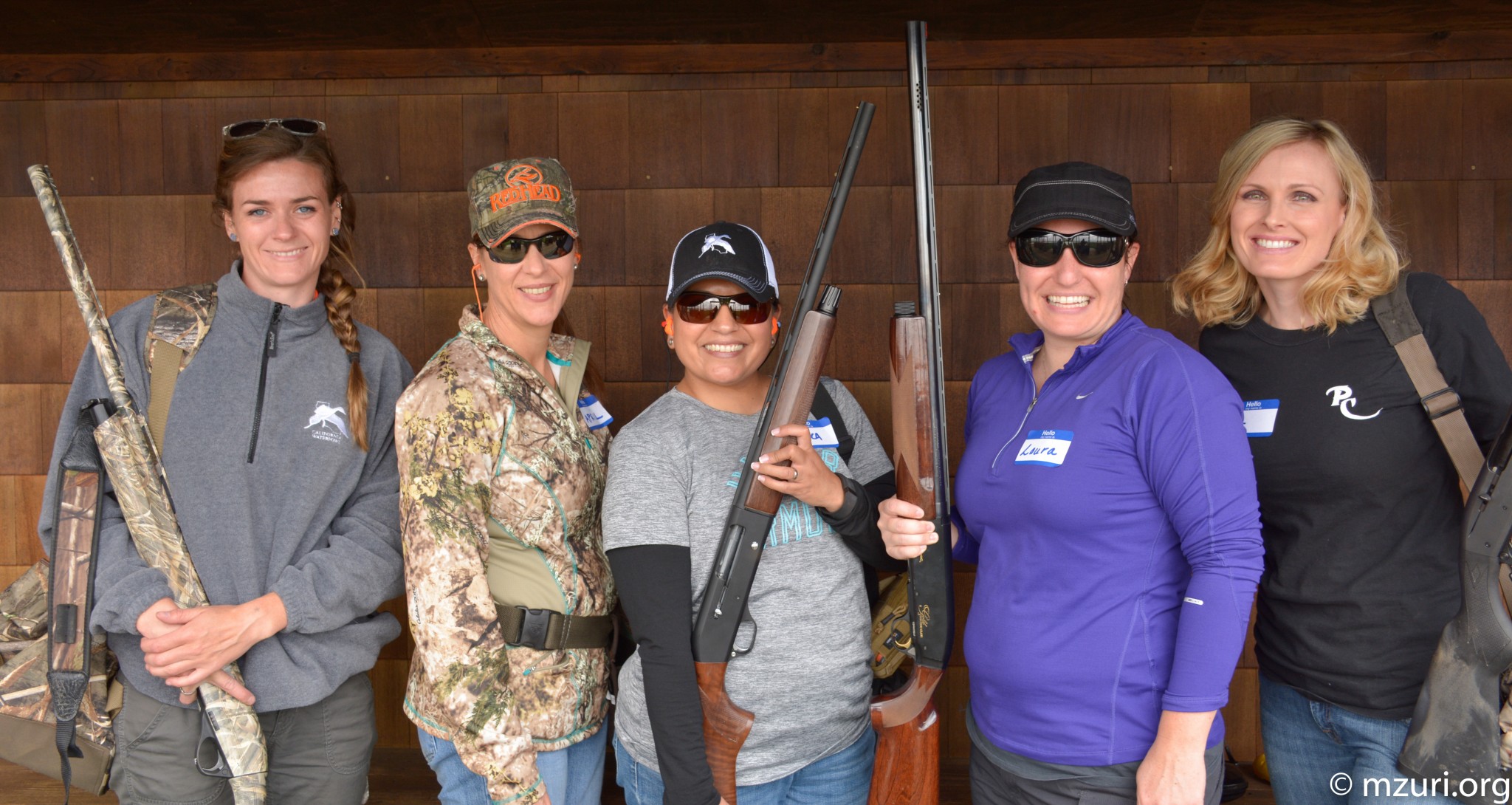 learning shotgun sports at CWA Becoming An Outdoors Woman Program